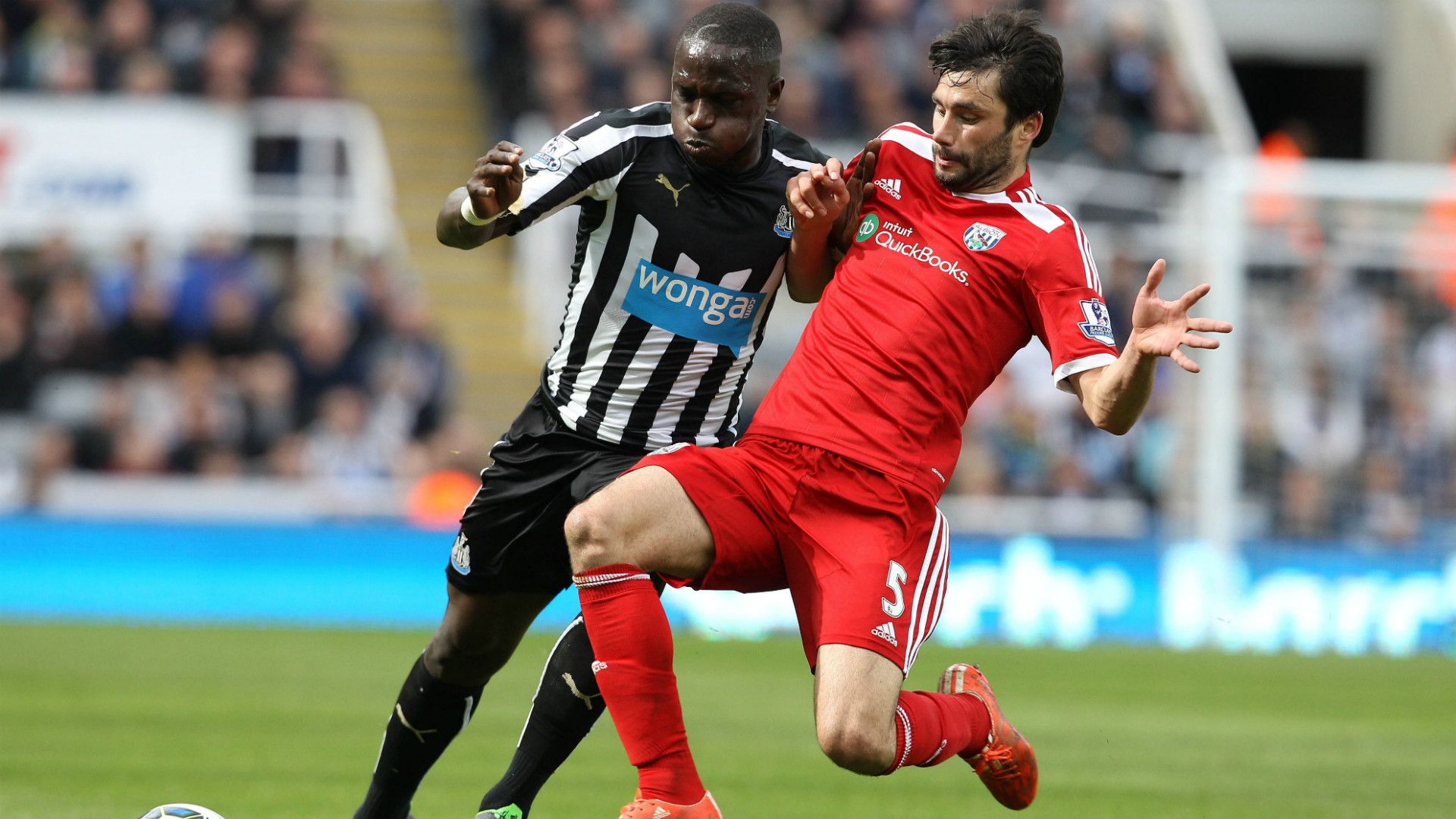 Claudio Yacob West Brom Moussa Sissoko Newcastle Premier League 09052015
