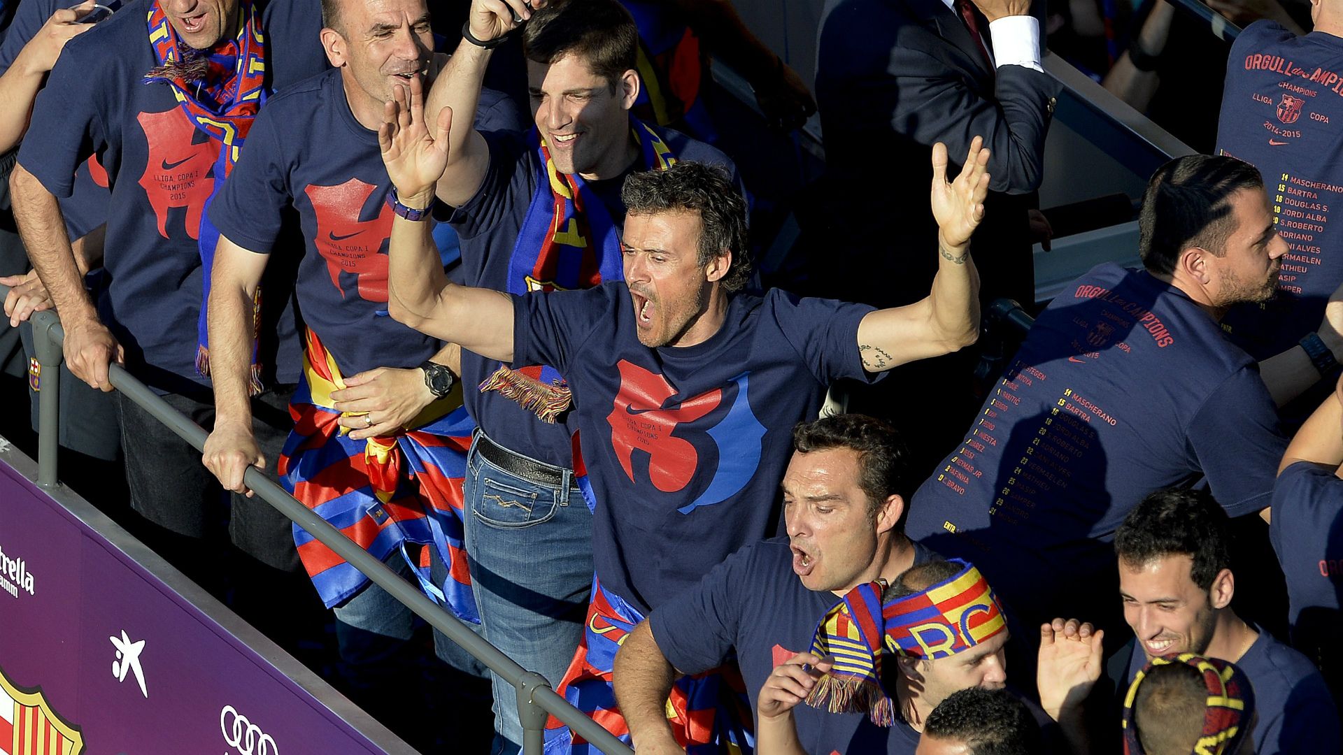 Luis Enrique Barcelona UEFA Champions League celebration 06072015