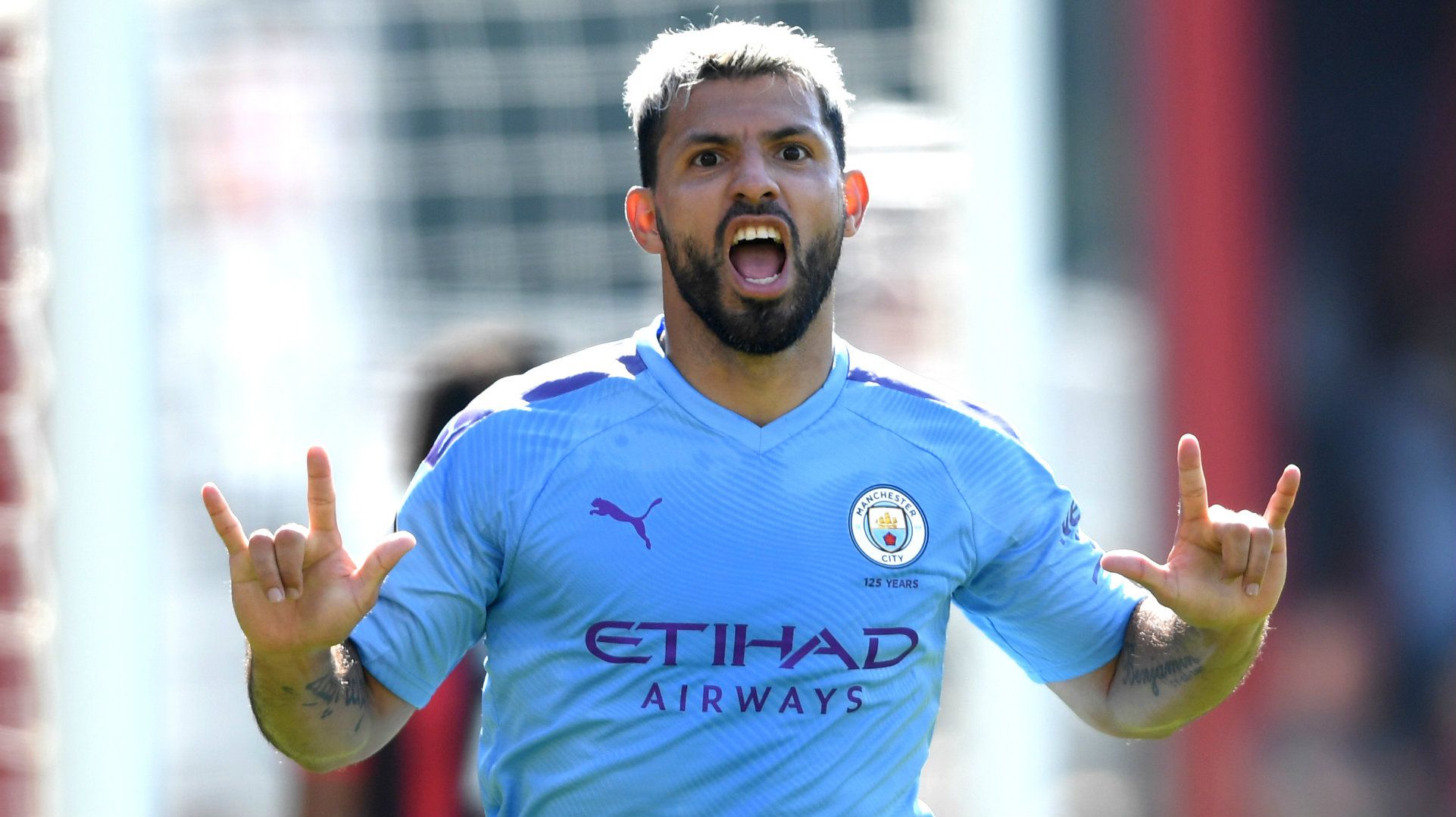 Sergio Aguero Bournemouth vs Manchester City 2019-20