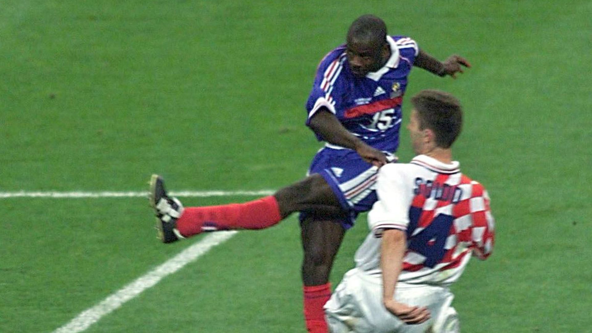 Lilian Thuram France Croatia 08071998
