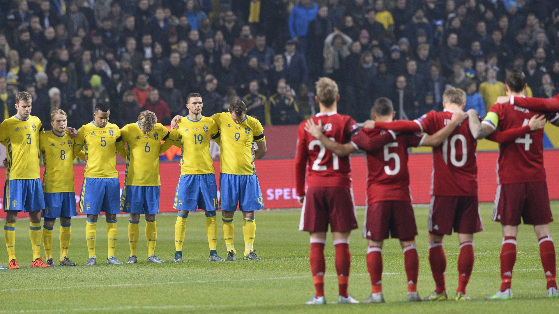Sweden Denmark Tribute to Paris