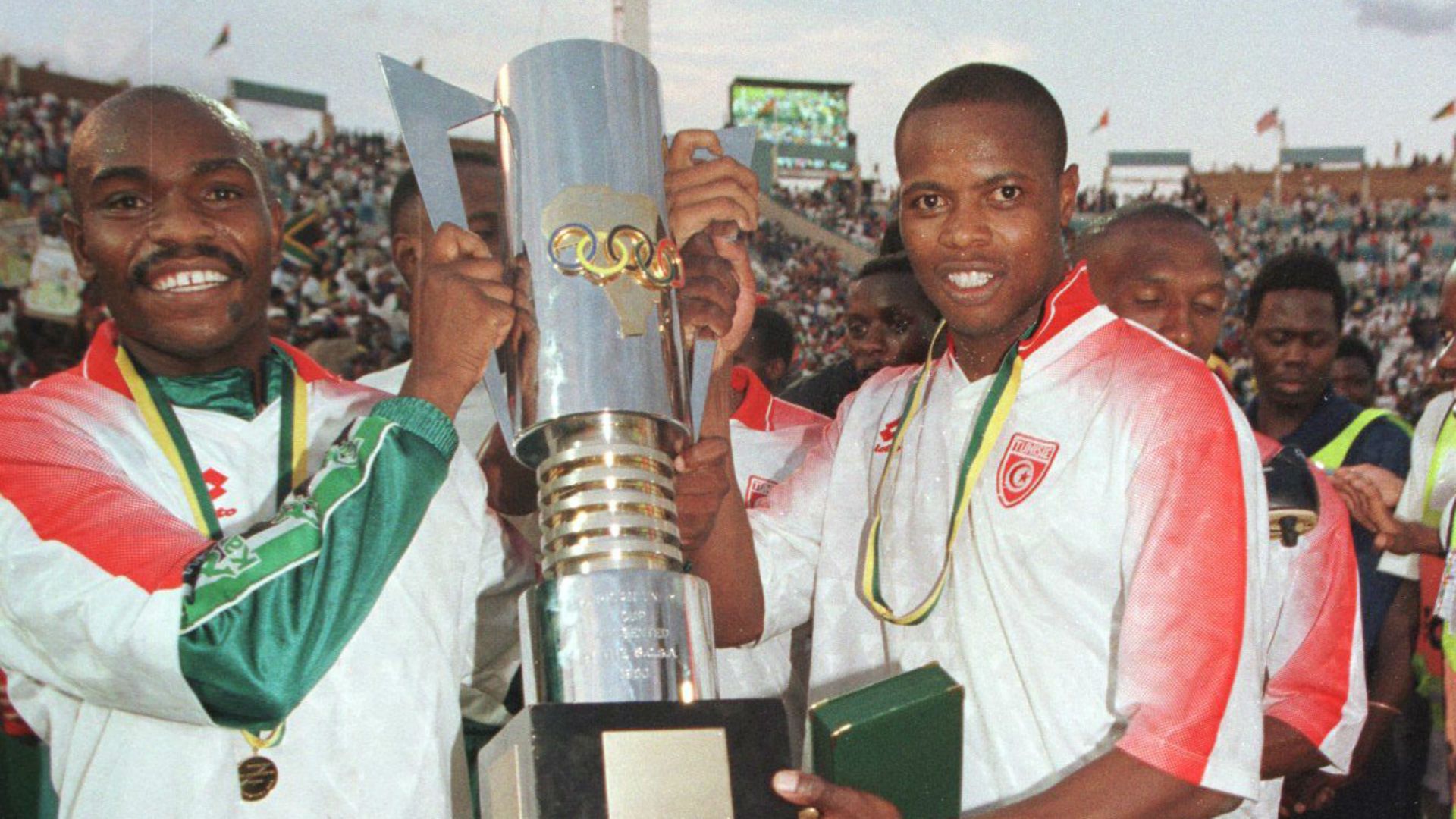 Phil Masinga and Linda Buthelezi - Bafana Bafana