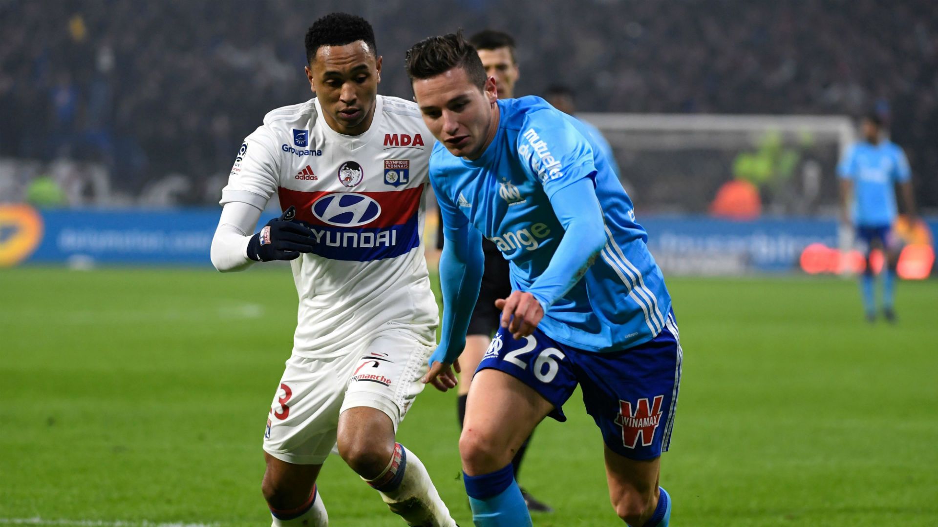 Florian Thauvin Kenny Tete Lyon Marseille Ligue 1 17122017
