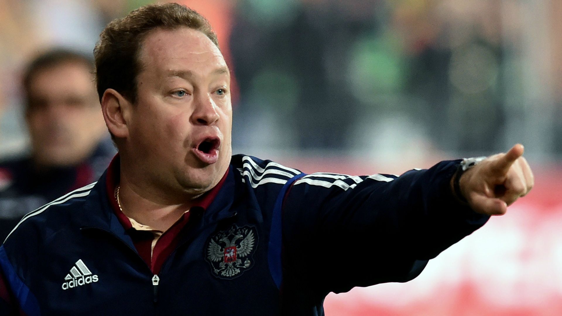 Leonid Slutsky Russia Montenegro Euro 2016 Qualifications