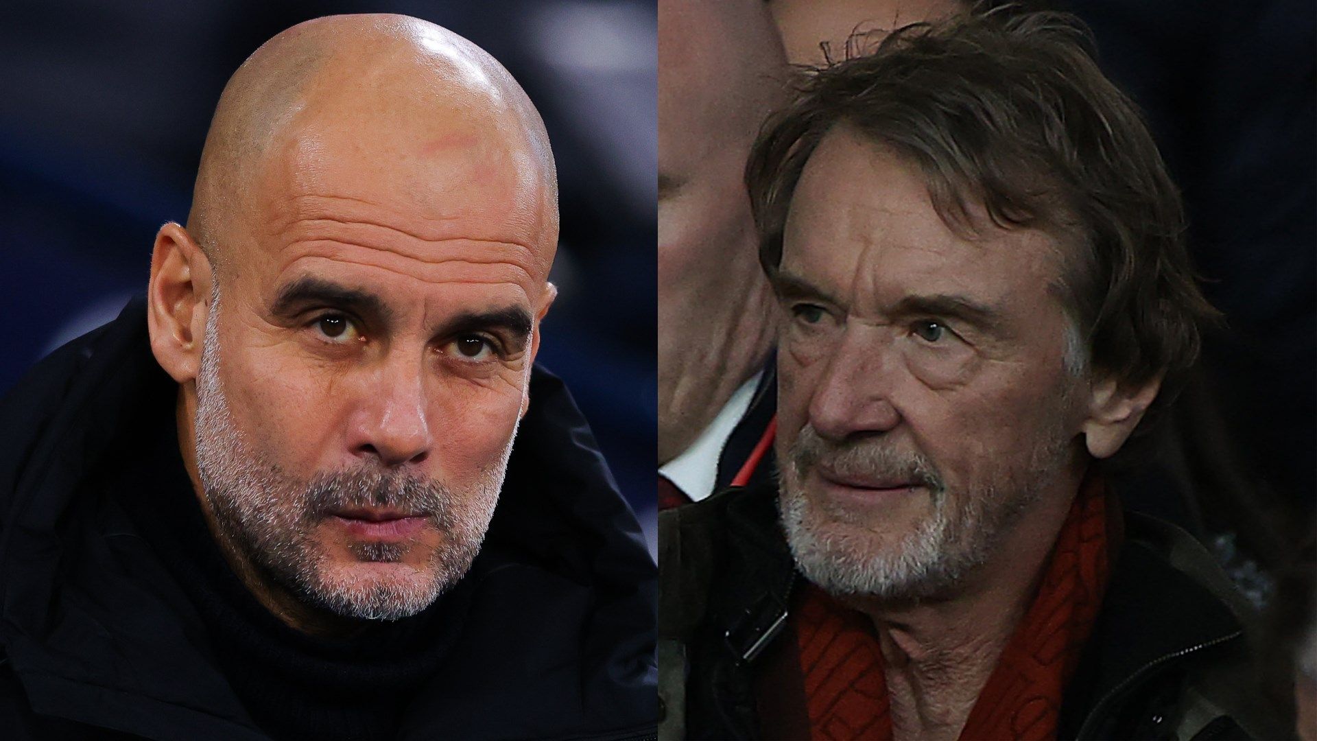 Pep Guardiola and Sir Jim Ratcliffe