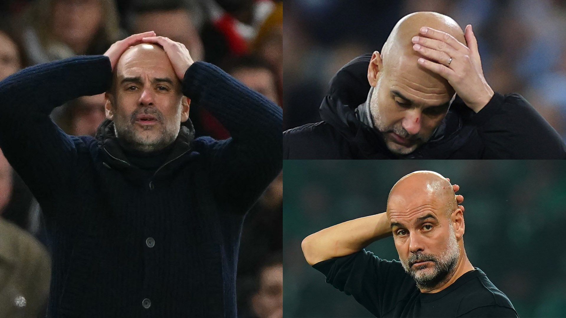 Guardiola worst defeats composite