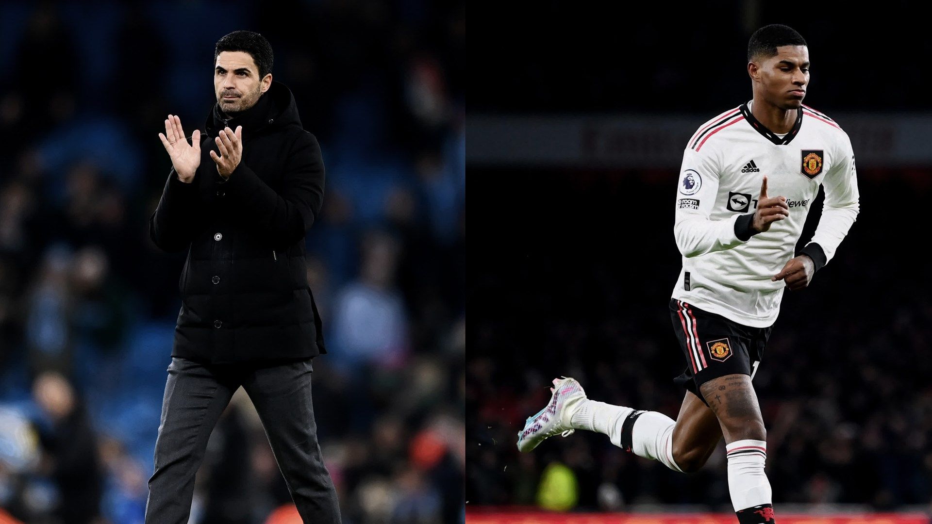 Mikel Arteta & Marcus Rashford