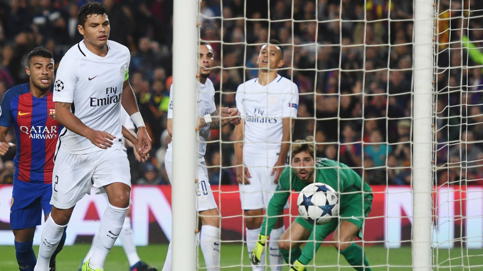 Thiago Silva  Barcelona x PSG 08032017