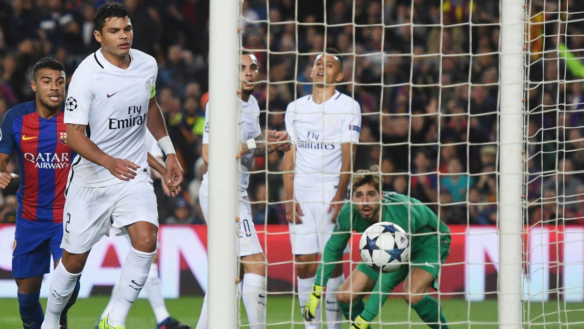 Thiago Silva Barcelona x PSG 08032017