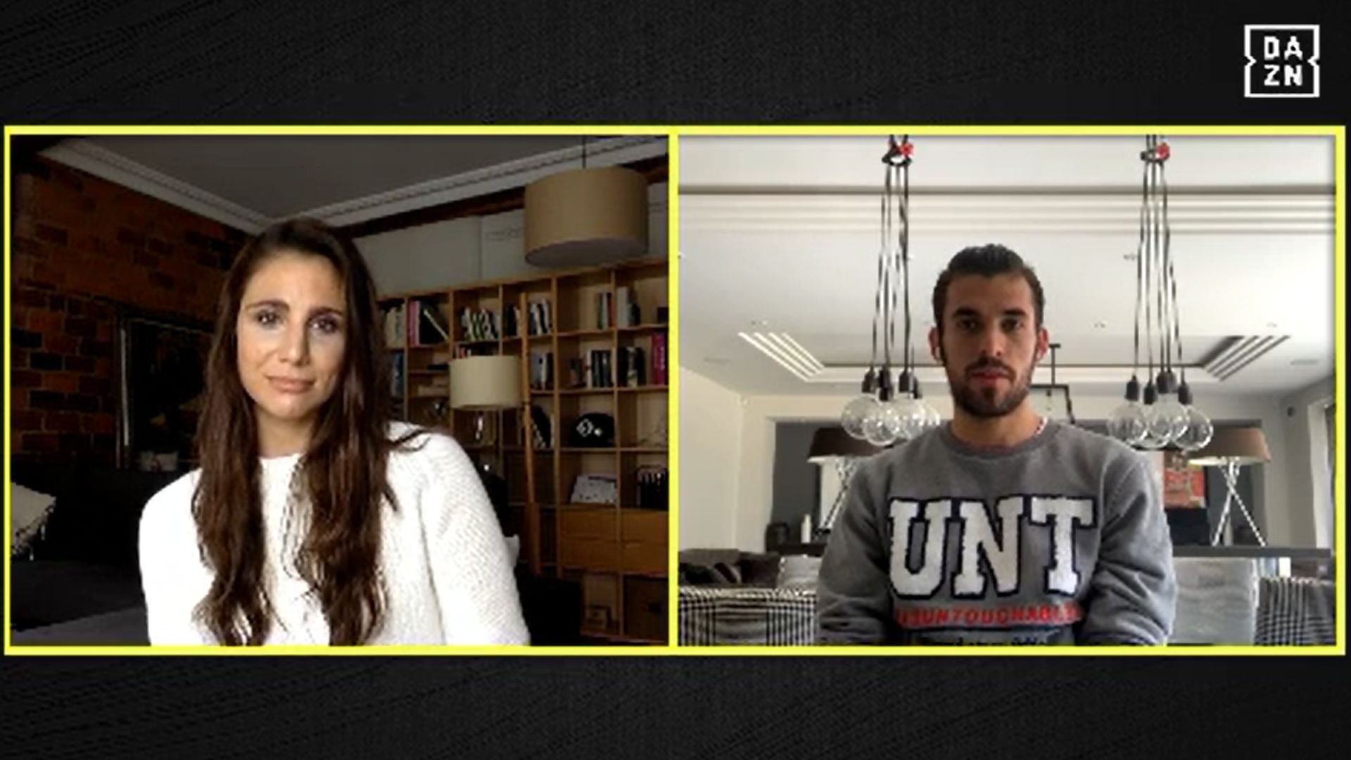 Lucía Villalón y Dani Ceballos, DAZN
