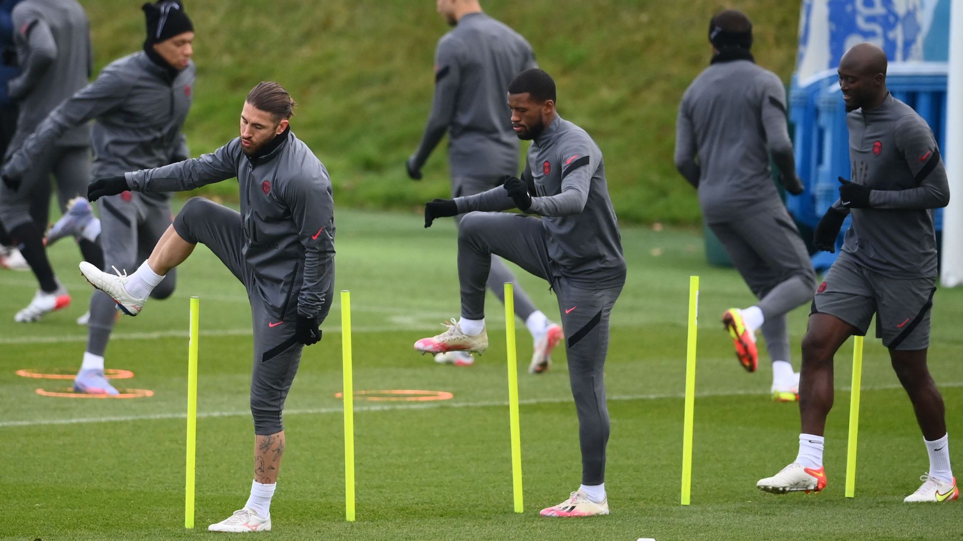 PSG Bruges entraînement Ramos