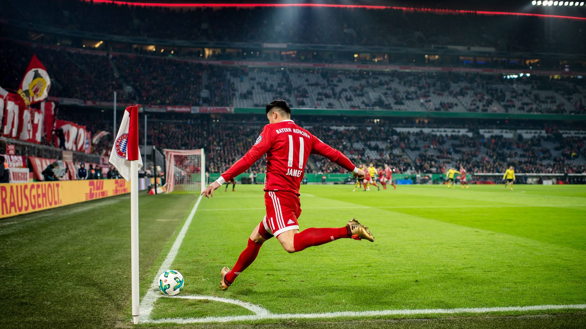 *GER ONLY* James Rodriguez FC Bayern Ecke Corner