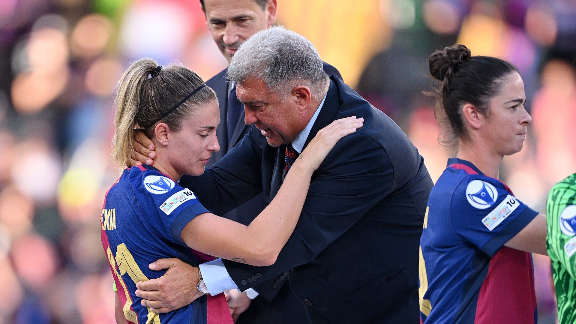 Joan Laporta Alexia Putellas Barcelona 2025