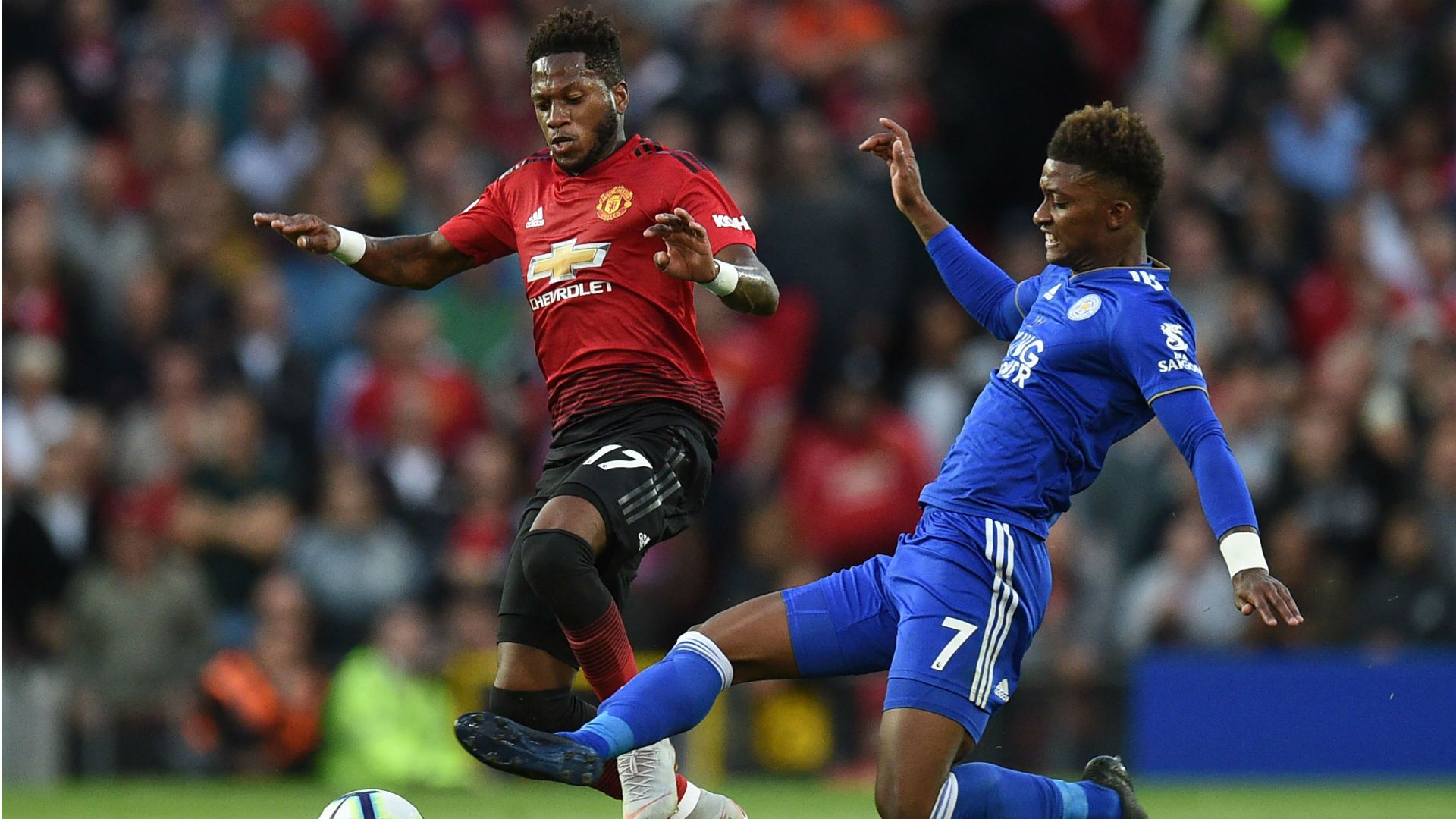 Fred Manchester United Leicester Premier League 10 08 2018
