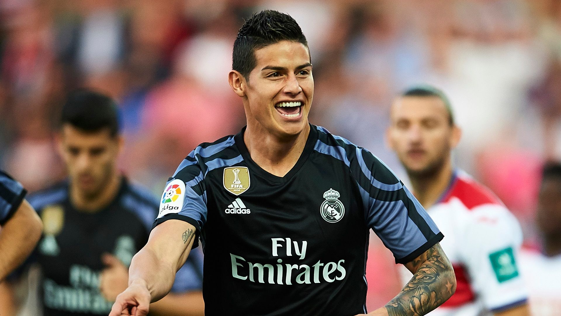 james rodriguez real madrid primera division 2017