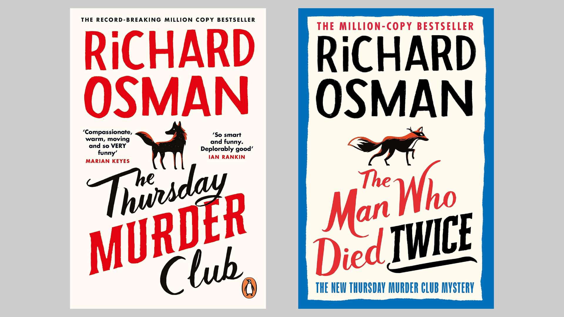 The Thursday Murder Club and The Man Who Died Twice by Richard Osman