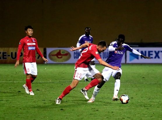 Pape Omar Faye Ha Noi vs Than Quang Ninh V.League 2019
