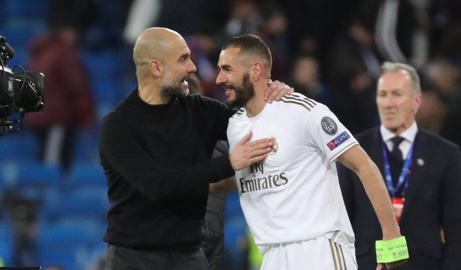 GER ONLY PEP GUARDIOLA KARIM BENZEMA