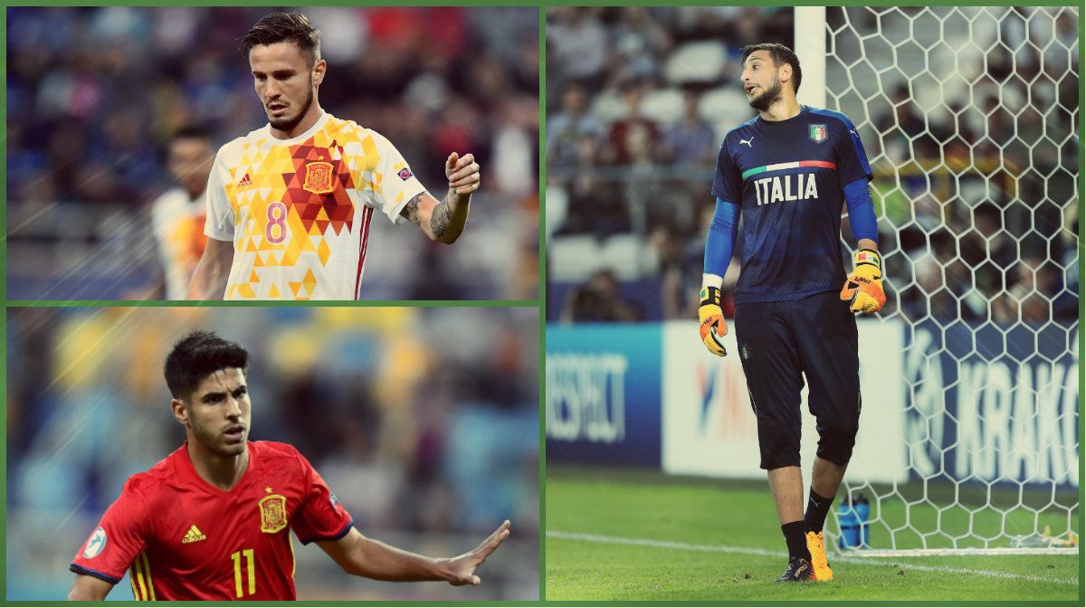 GFX Saul Niguez / Marco Asensio / Gianluigi Donnarumma