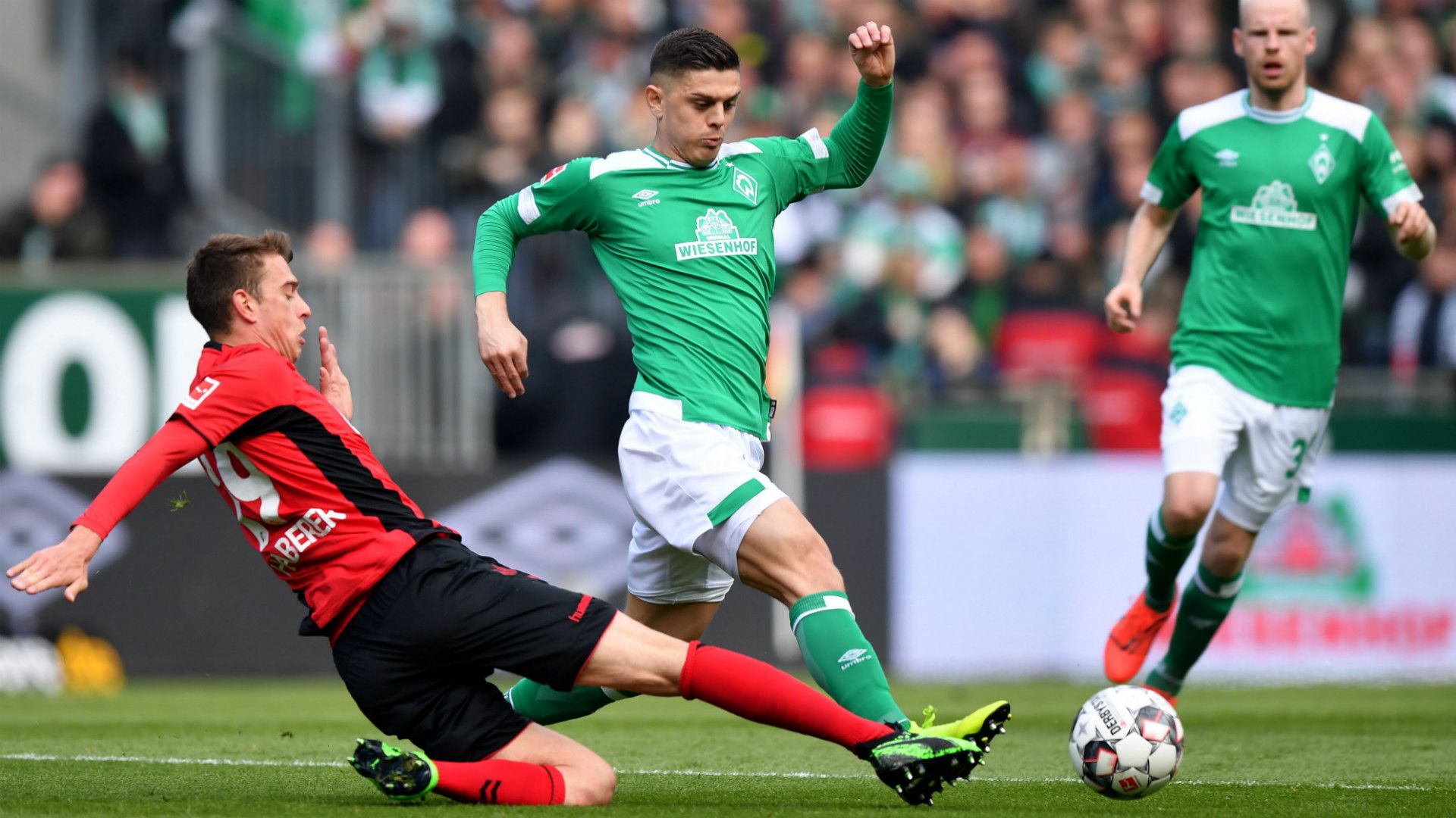 Milot Rashica Janik Haberer Werder Bremen SC Freiburg Bundesliga 13042019