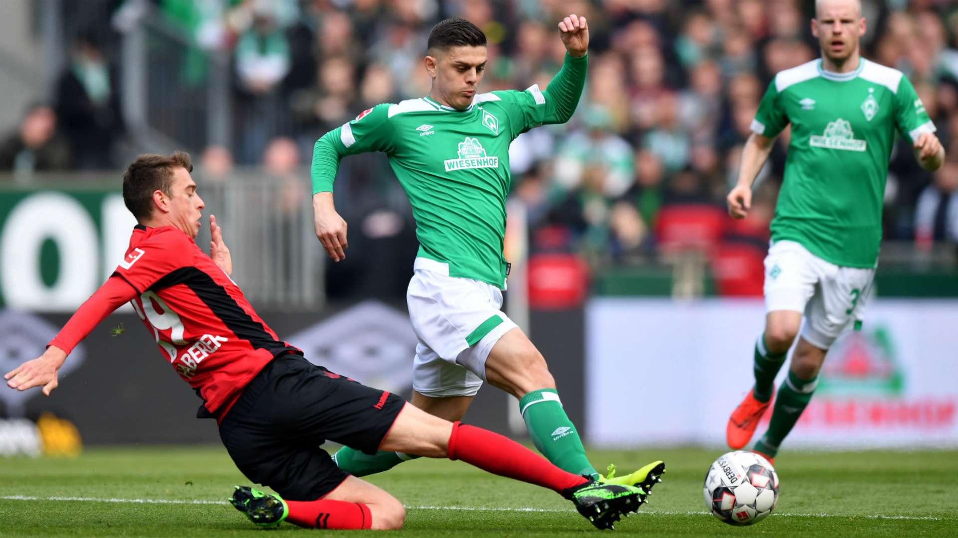 Milot Rashica Janik Haberer Werder Bremen SC Freiburg Bundesliga 13042019
