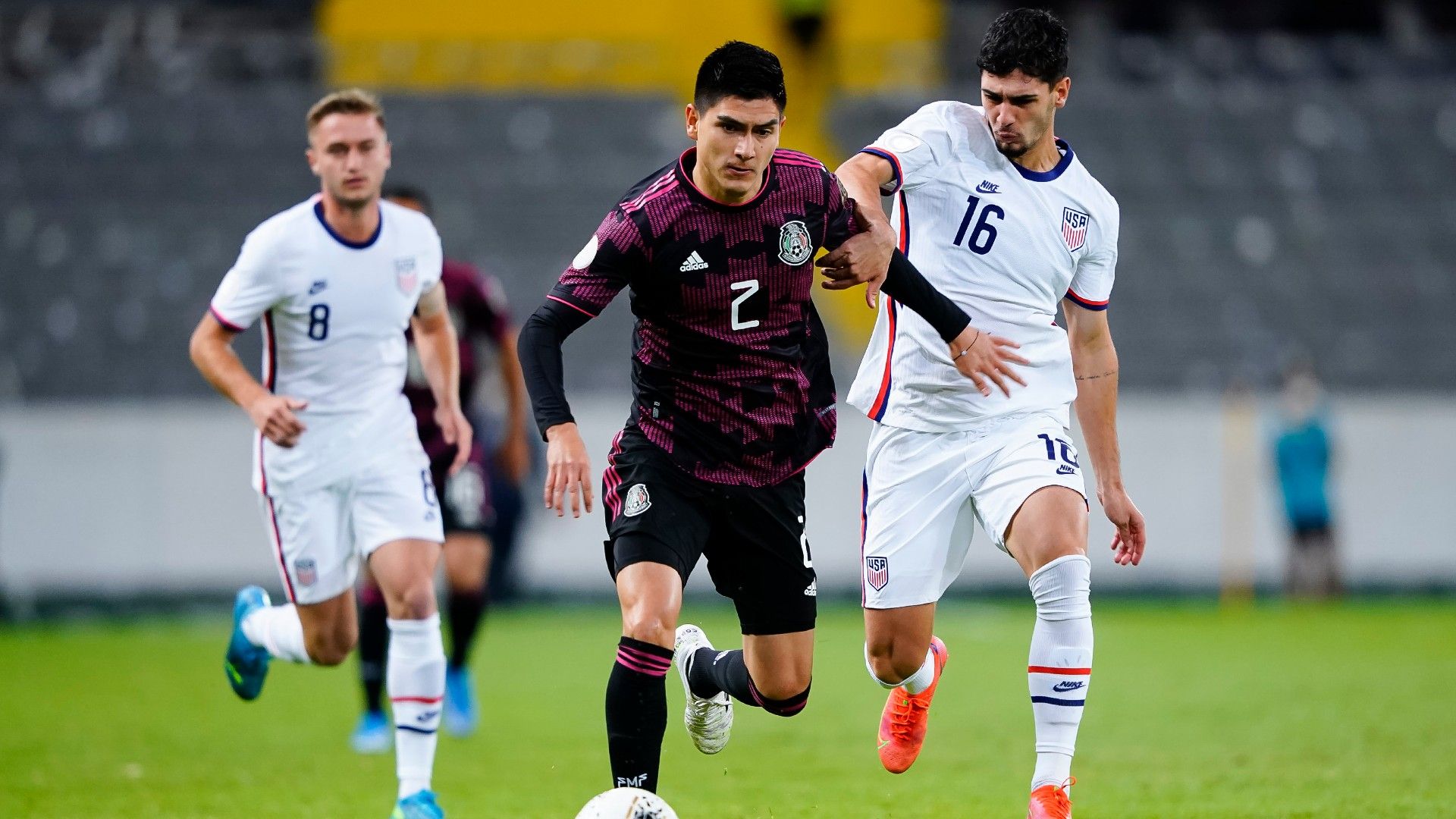 Vladimir Loroña Johnny Cardoso México Estados Unidos Preolímpico 24 Marzo 2021