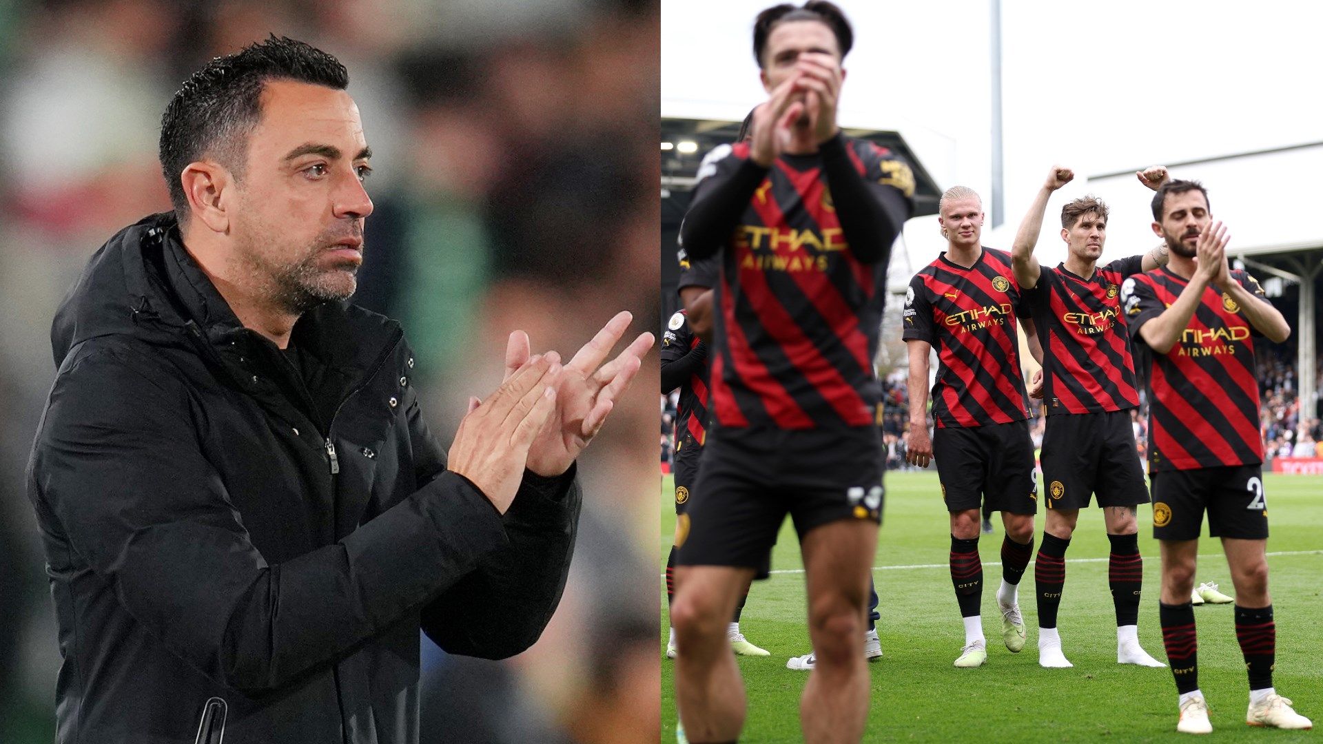 Xavi applaud Manchester City split
