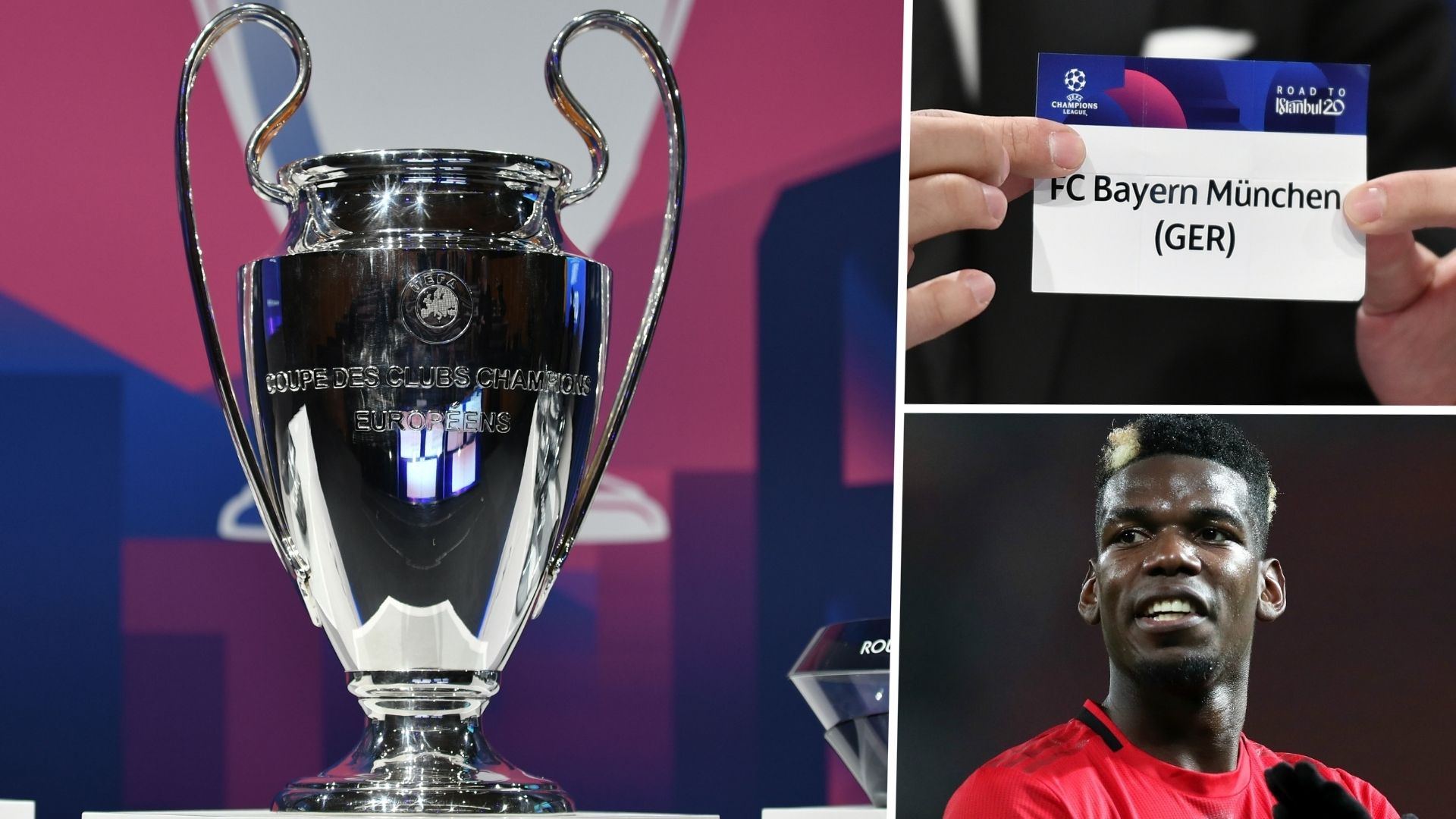 Champions League Paul Pogba Manchester United Bayern Munich