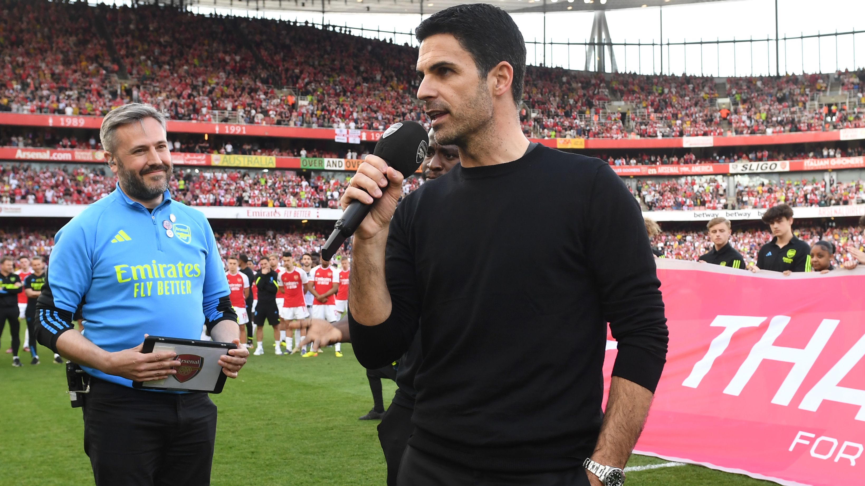 Mikel Arteta speech