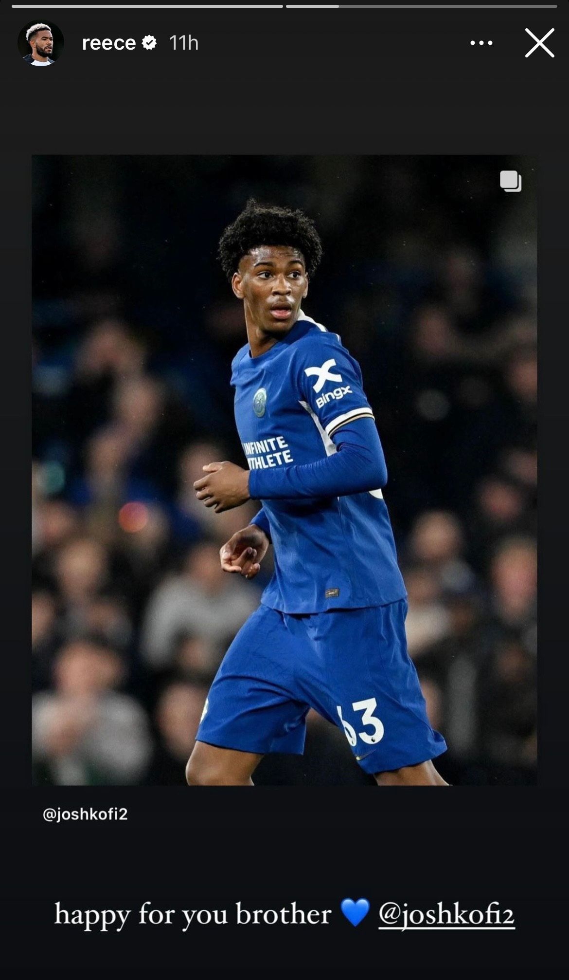 Acheampong James Instagram post