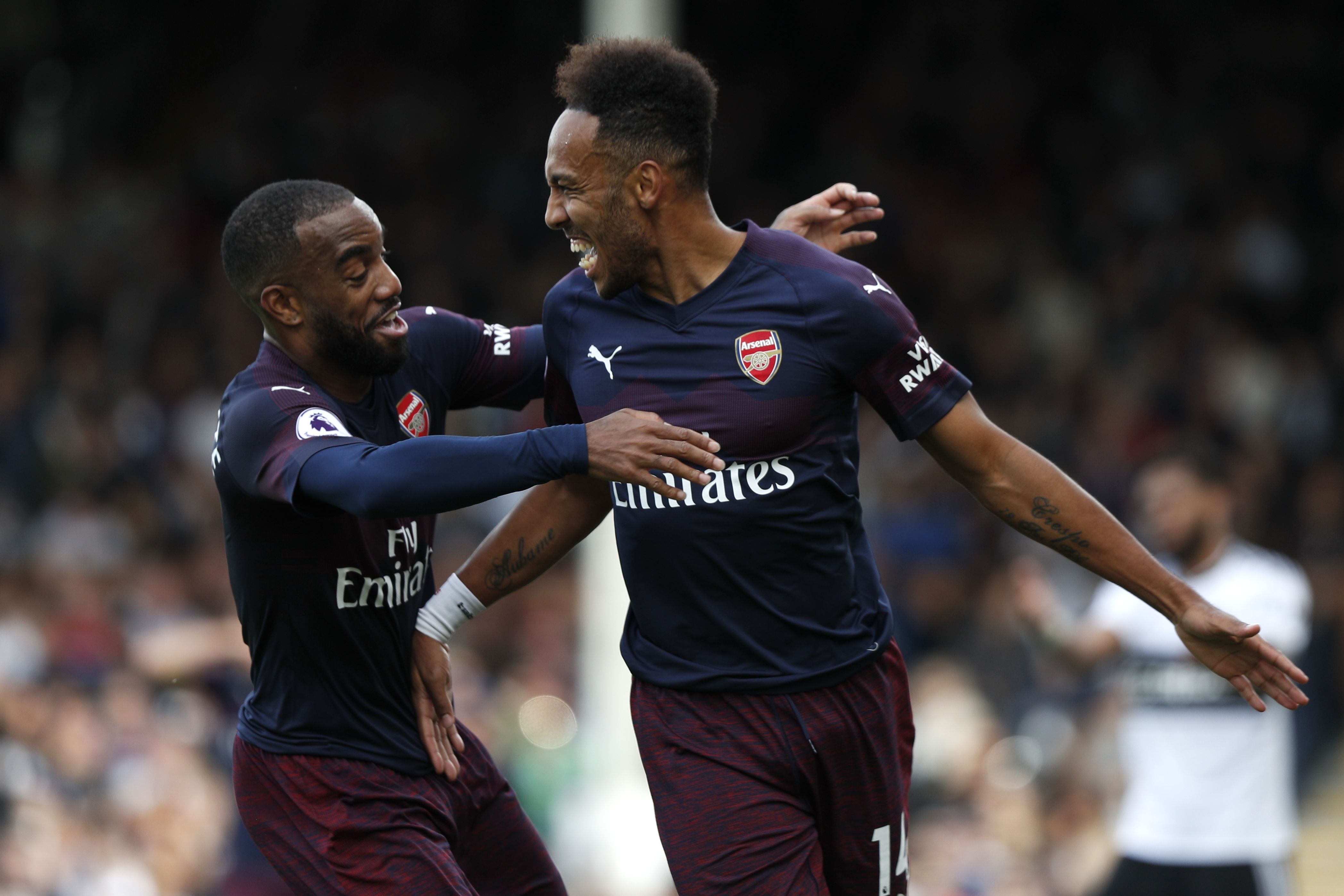 Lacazette and Aubameyang