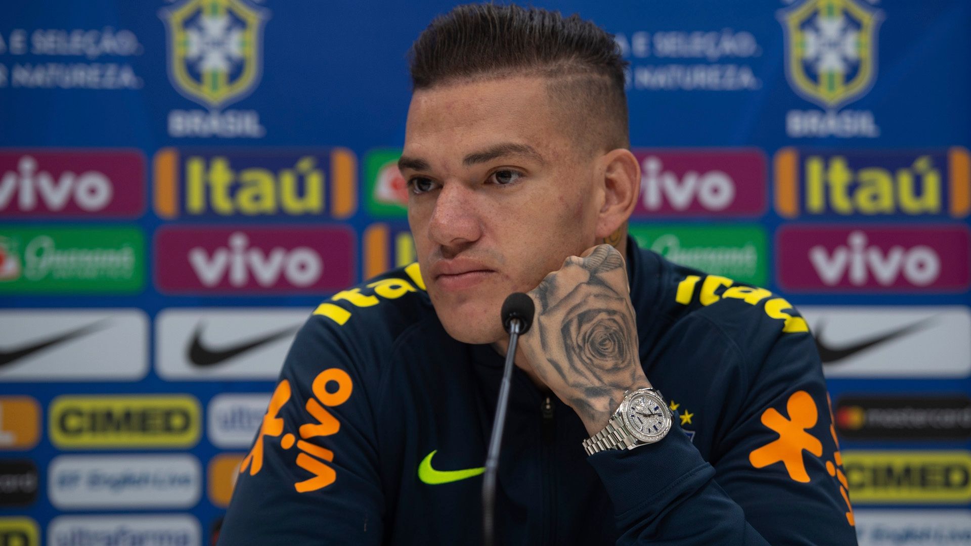 Ederson Brasil amistoso 09 10 18