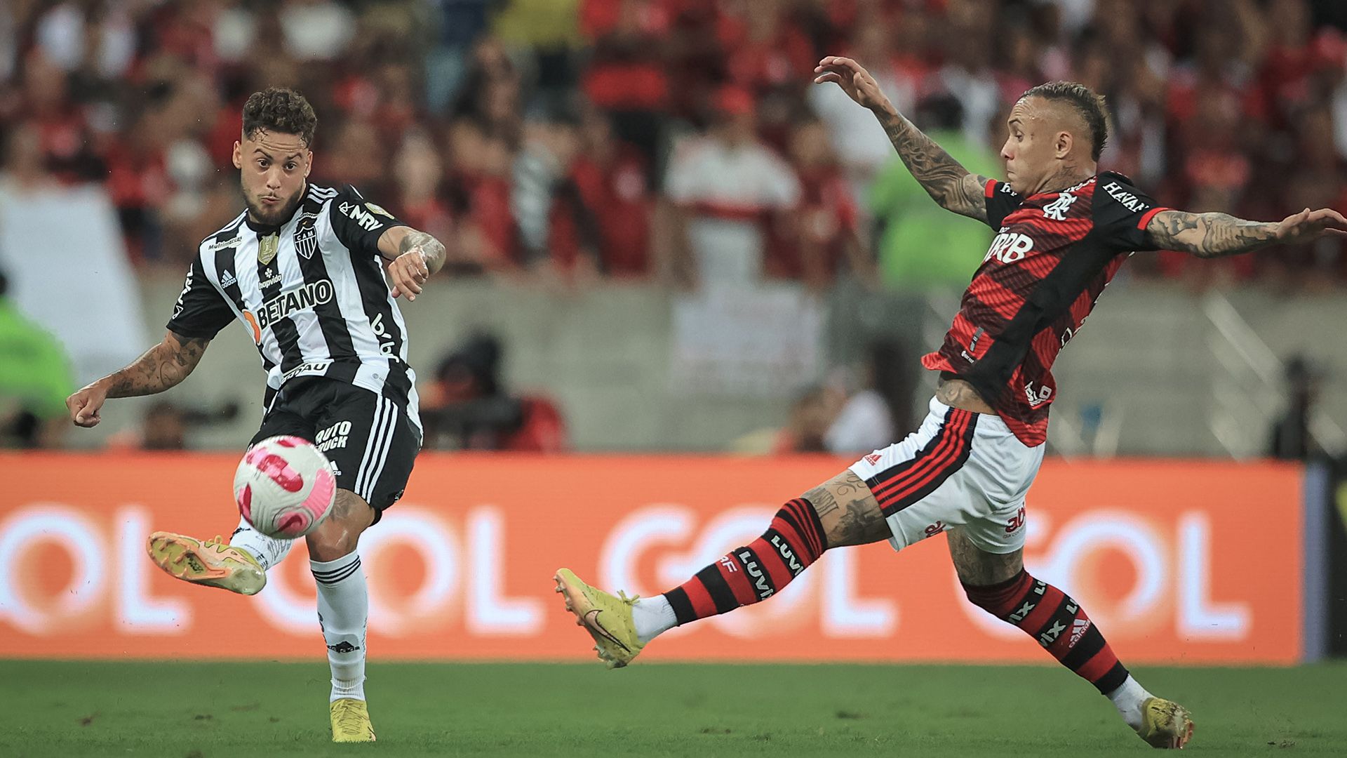 Guga e Everton Cebolinha, Flamengo x Atlético-MG