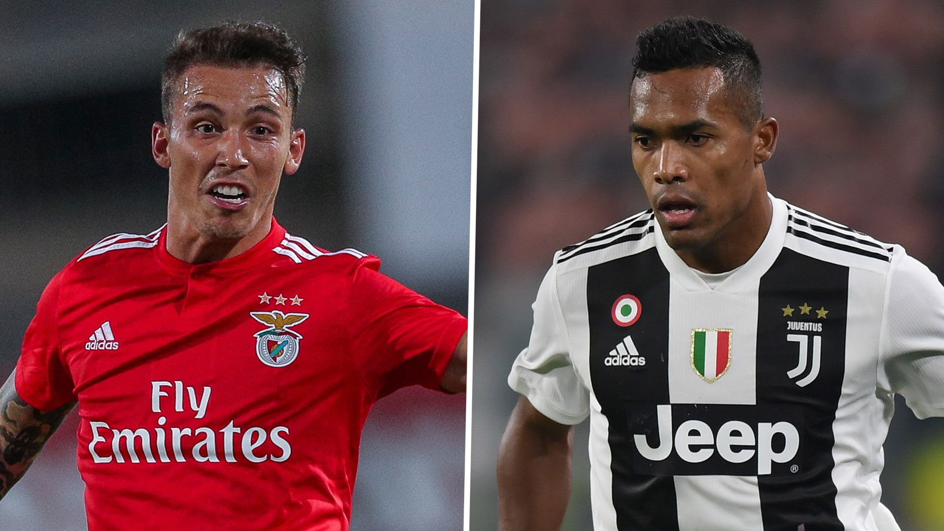 Alex Grimaldo Alex Sandro Benfica Juventus 2018
