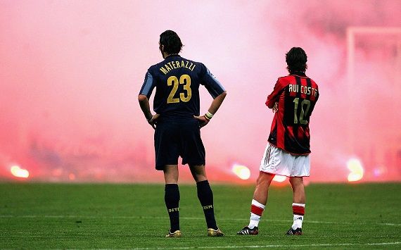 Materazzi & Rui Costa (Inter v Milan)