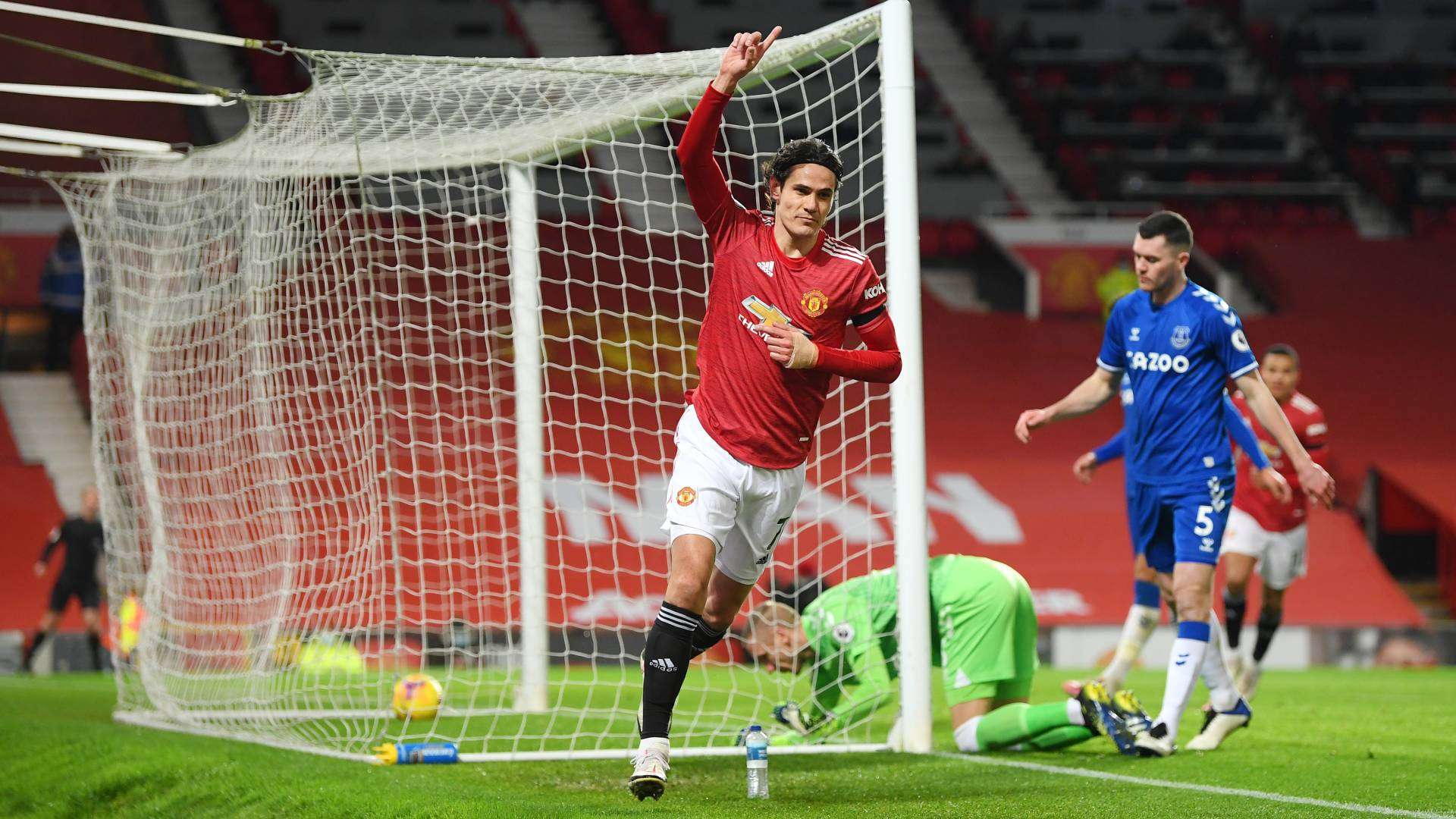 Edinson Cavani Manchester United Jubel