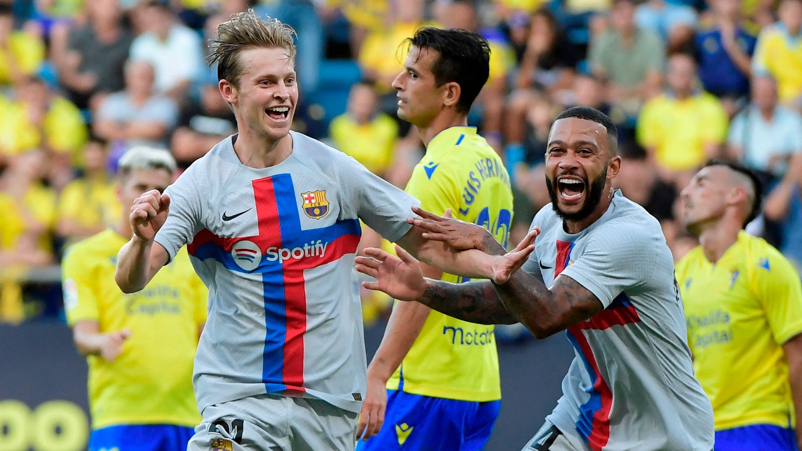 De Jong Memphis Cádiz Barcelona Liga 10092022
