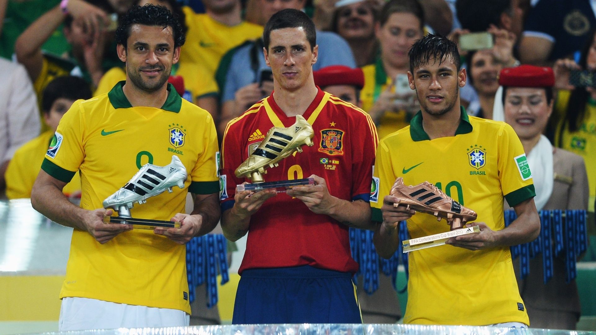 Fred Torres Neymar Brasil España Copa Confederaciones 2013