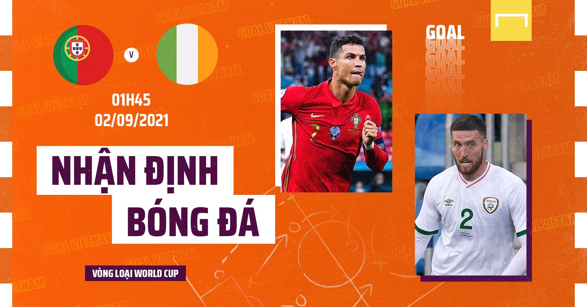 Preview Portugal vs Ireland Republic 2022 World Cup Qualification GFX