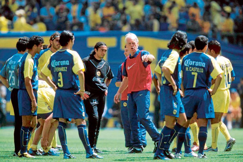 América entrenamiento 2003