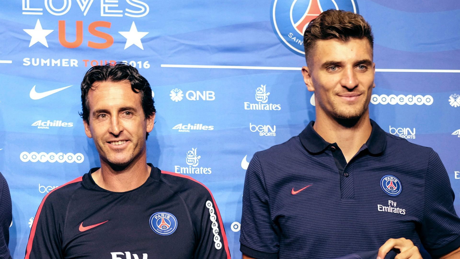 Unai Emery Thomas Meunier PSG