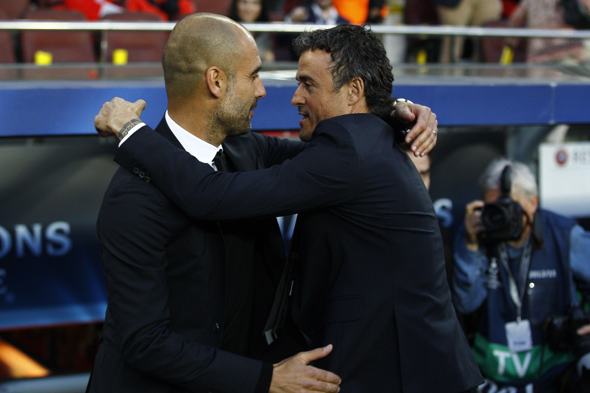 Pep Guardiola Luis Enrique