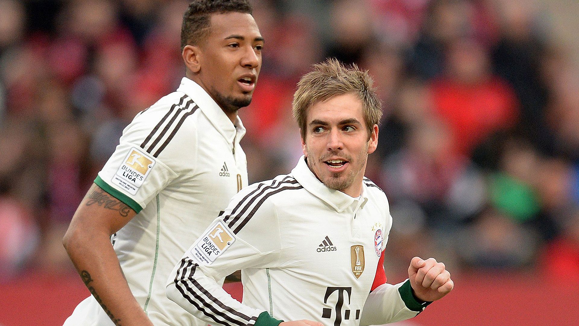 Jerome Boateng Philipp Lahm FC Bayern München Bundesliga 08022014