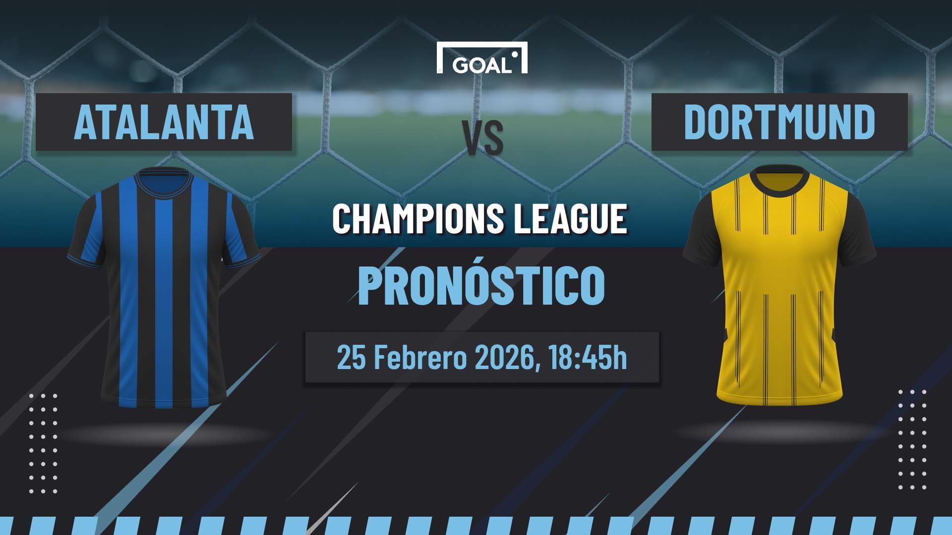 Atalanta vs Borussia Dortmund Pronóstico y Apuestas Champions League | 25/02/26