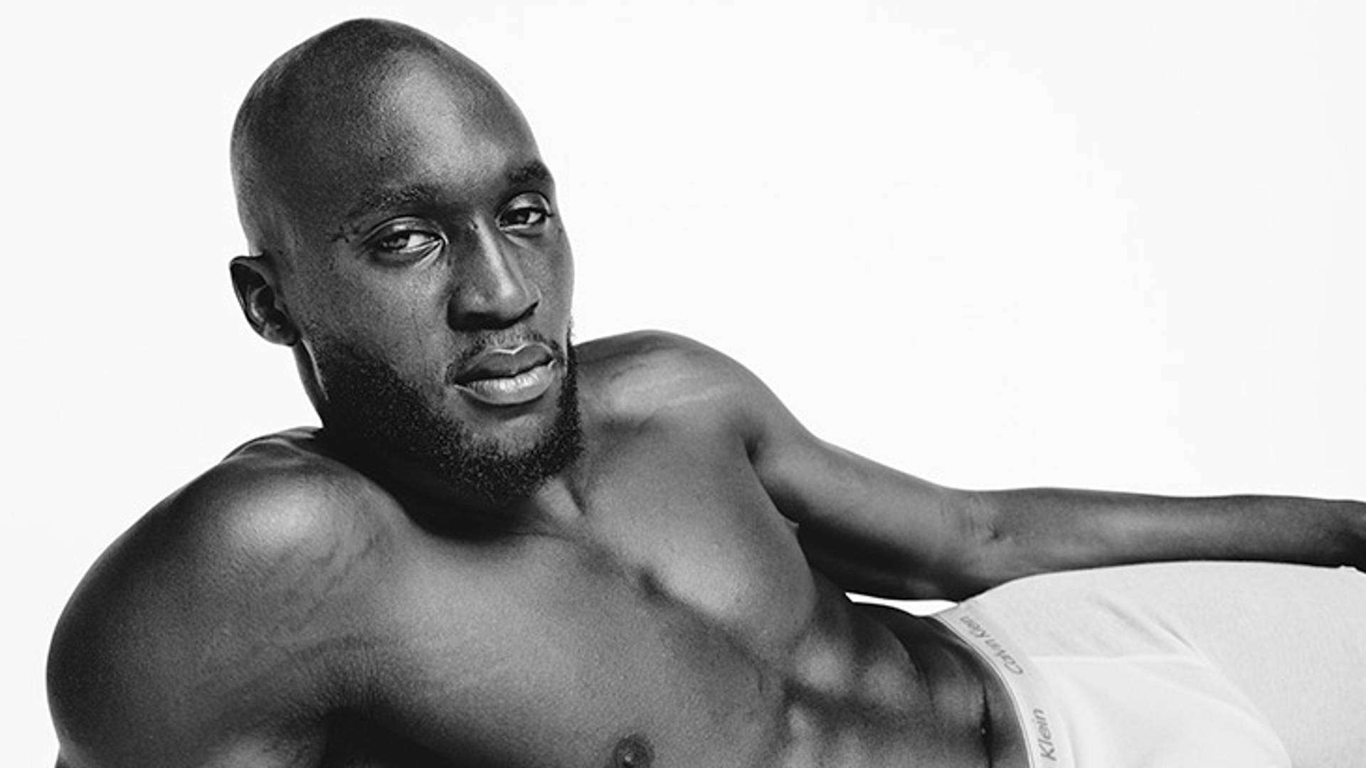 Romelu Lukaku Calvin Klein Model
