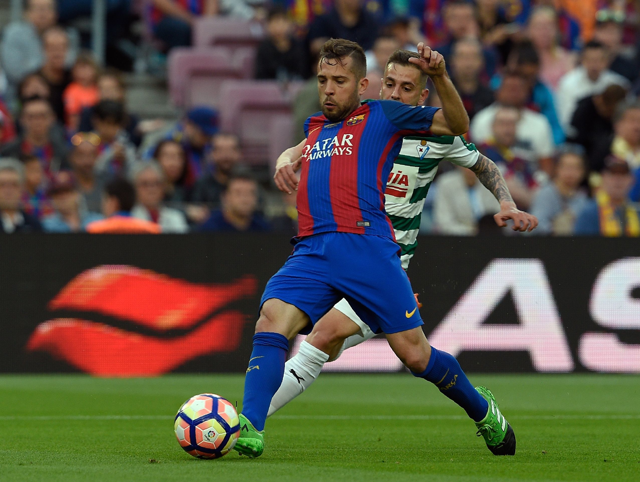 Jordi Alba Ruben Pena Barcelona Eibar LaLiga 21052017