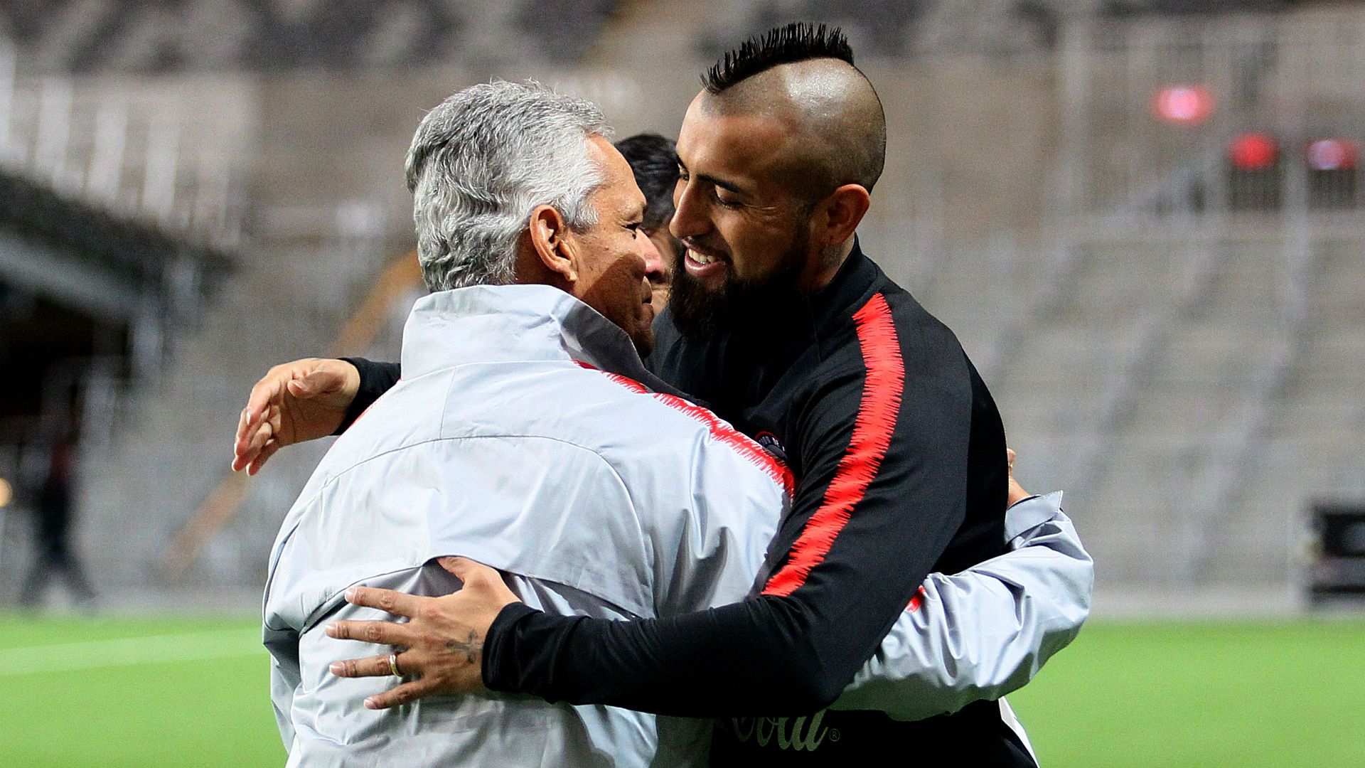 Reinaldo Rueda y Arturo Vidal Estocolmo 19032018