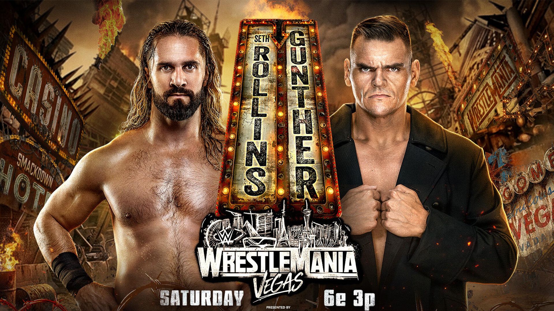 Seth Rollins vs Gunther 