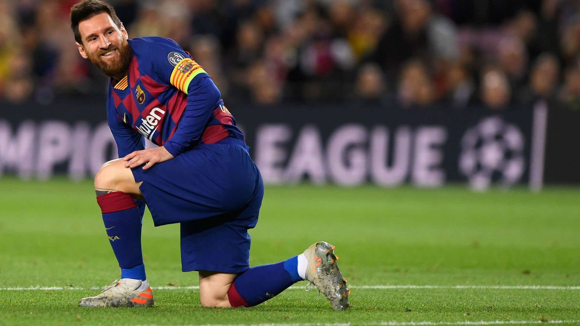 Messi Barcelona Slavia Praga Champions League