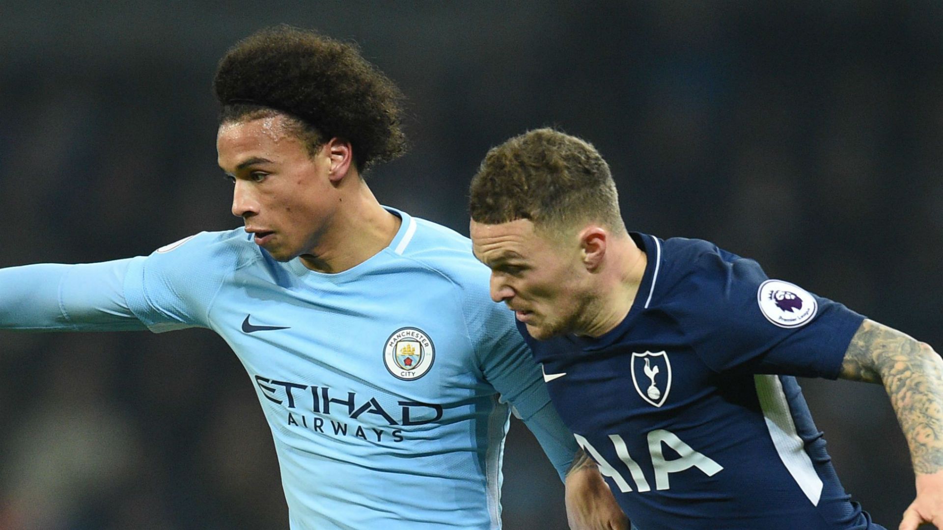 Leroy Sane Manchester City Kieran Trippier Tottenham
